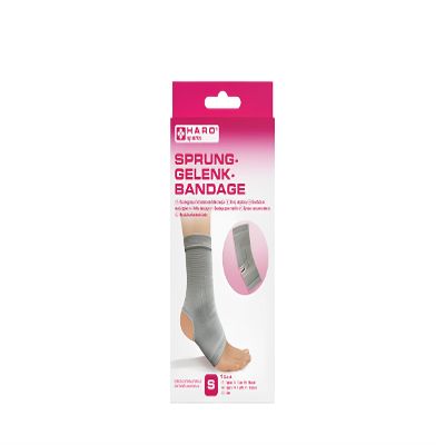 HARO medical care Ankle Brace, Size S, Elastic, Breathable, Left/Right Wear