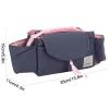 Alvinlite Stroller Organizer Bag with Bottle Holders, Pink view 2