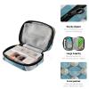 Mnsruu Pill Case with Geometric Dot Pattern and Travel Pouch view 4