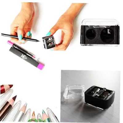 Ruluti Dual-Hole Pencil Sharpener for Eyebrow and Eyeliner Makeup