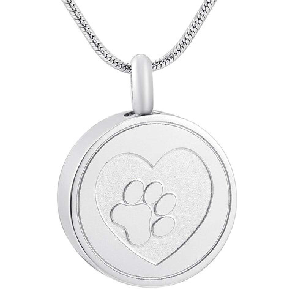 KBFDWEC Pet Memorial Jewelry for Holding Ashes, Dog/Cat Urn Ash Holder, Cremation Keepsake
