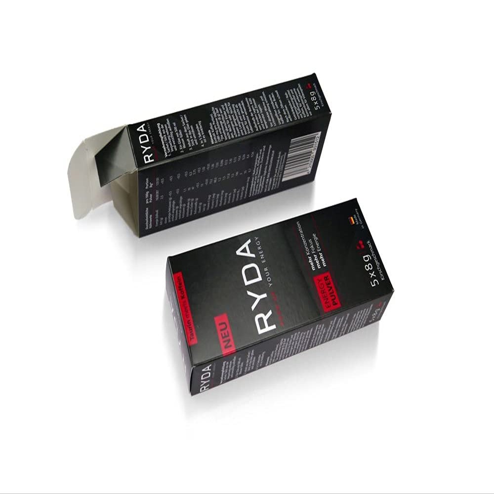 RYDA Push-Up Your Energy Energy Powder with Taurine and Caffeine, 5 x 8 g, Cherry Flavor, 1 Unit