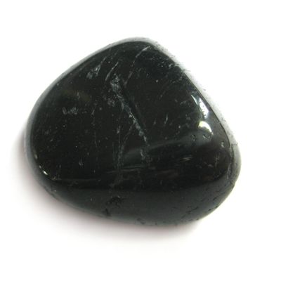 Amaryllis Black Stabilized Tourmaline Tumbled Stone, 1 pc, Size M