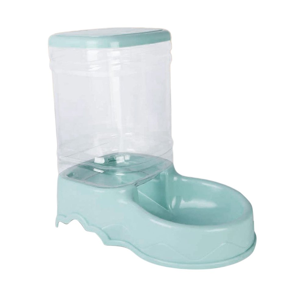 Baoblaze Automatic Pet Feeder for Cats and Dogs, 3.5 L, Food and Water Dispenser, Blue