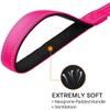 Reflective Nylon Dog Training Leash with Padded Handle, Rose Red view 2