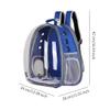 PAKEY Blue Portable Adjustable-Ventilation Cat Carrier Backpack view 4