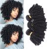 Luovce Brazilian Human Hair, Grade 10A, Afro-Fumi Curly, 100% Human Hair, Wefted, Natural Color view 2