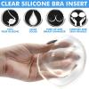 Transparent Silicone Triangle Breast Forms, Bra Inserts, 400 g Each view 2