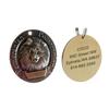 Vintage Antique Bronze ID Tags view 1