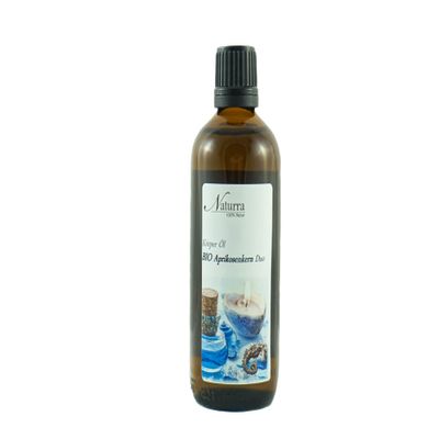 Naturra Organic Apricot Kernel Oil DUO 100 ml with Organic Avocado Oil, Cold-Pressed and Unrefined