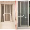 Cat-Proof Window Net with Zipper, Self-Adhesive, Washable (White Frame, Gray Net) view 3