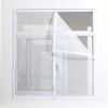 Indoor Cat Safety Net with Zipper, Transparent Self-Adhesive Window Mesh view 1