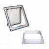 LIANYG 4-Way Plastic Pet Door, White, Size L view 3