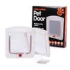 LIANYG Lockable Cat Flap for Kittens and Dogs, White view 3