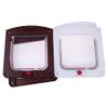 LIANYG Lockable Cat Flap for Kittens and Dogs, White view 4
