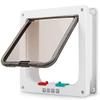 LIANYG Cat Flap with 4-Way Lock, 19.7 × 19 × 5.3 cm view 1