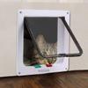 LIANYG Cat Flap with 4-Way Lock, 19.7 × 19 × 5.3 cm view 2