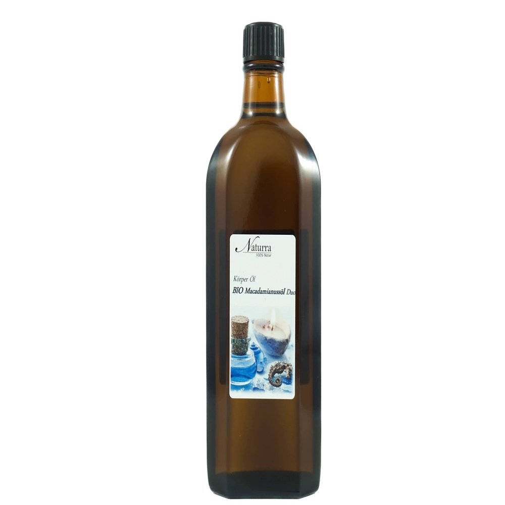 Naturra Organic Macadamia Nut Oil Duo, 250 ml with Organic Evening Primrose Oil
