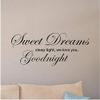 Sweet Dreams Sleep Wall Sticker – “We Love You, Good Night” Sign, Baby Bedroom Poster Quote, Vinyl Sticker, Nursery Decor, 69 x 30 cm view 1