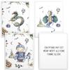 Papierschmiede 4-Piece Kids' Art Set, A3 Framed in White Wood Frames, Castle Fantasy Fairy Tale, Knights and Dragons view 1