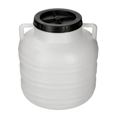 MIKONI 20L Food-Grade Wide-Mouth Feed Storage Barrel with Screw Lid