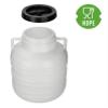 MIKONI 20L Food-Grade Wide-Mouth Feed Storage Barrel with Screw Lid view 2