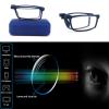 Viseng Blue-Light-Blocking Folding Reading Glasses, +3.0, Blue view 3