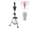 RH-HPC Mannequin Head with Human Hair and Stand Holder view 1