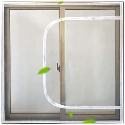 Cat Window Safety Net with Self-Adhesive Tape and Zipper, Washable and Tear-Resistant
