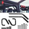 Jtron Front and Rear Grab Handles, Steel Set for Jeep Wrangler JK 2007–2019, Black view 1