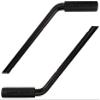 Jtron Front and Rear Grab Handles, Steel Set for Jeep Wrangler JK 2007–2019, Black view 4