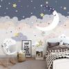 Custom 3D Hand-Painted Starry Sky Wall Mural, 400 x 280 cm view 2