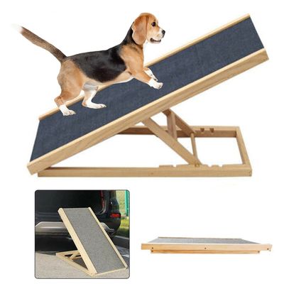 Foldable Dog Ramp for Cars, 4 Adjustable Heights