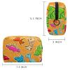 Art Marriage Skull Day of the Dead Makeup Bag, Multicolor 08 view 2