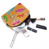 Art Marriage Skull Day of the Dead Makeup Bag, Multicolor 08 view 4