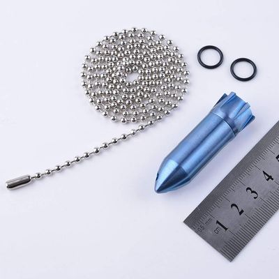 1-Pc. Waterproof Pill Keychain Case with 80 cm Chain
