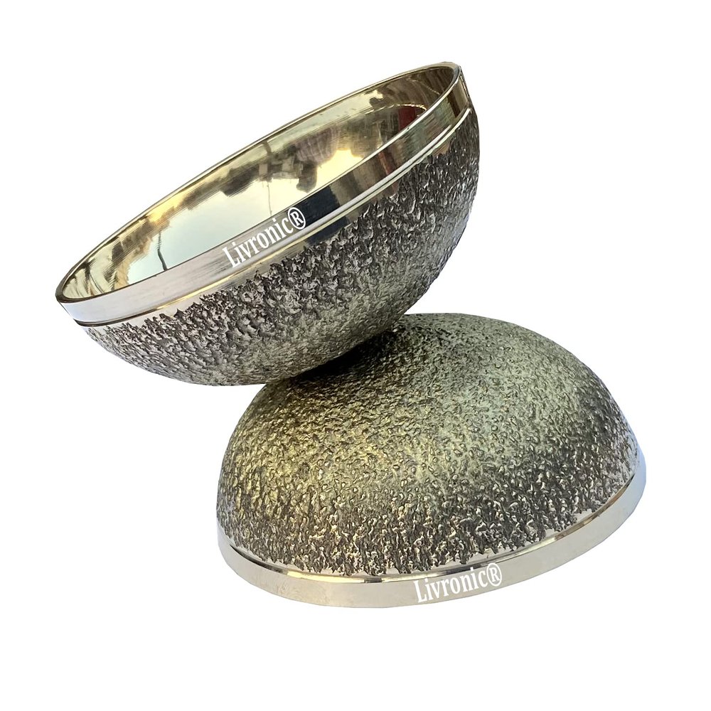 Livronic Bronze Kansa Natural Vatki Cup Ayurvedic Foot Massage Tool