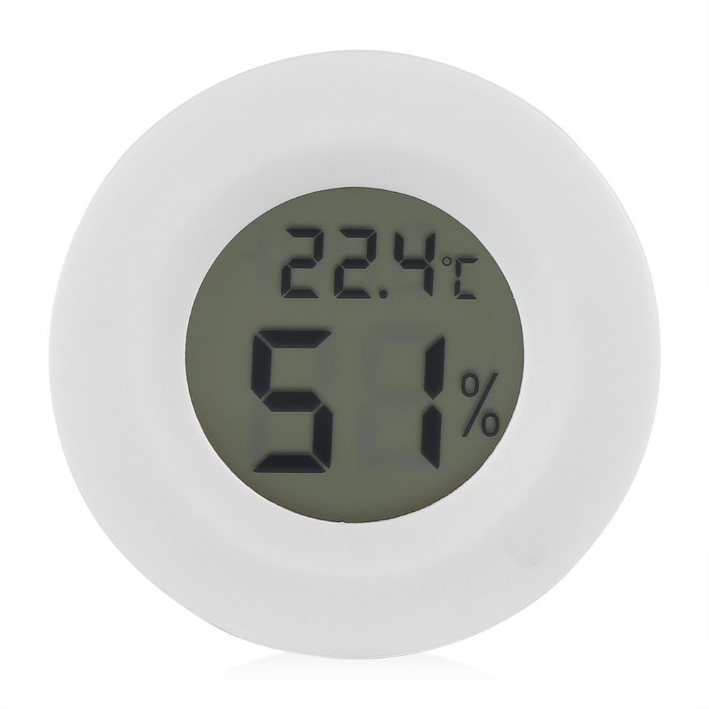 BOROCO Digital LCD Temperature & Humidity Meter