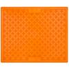 LickiMat X Large Breed Buddy Dog Lick Mat, Calming Slow Feeder and Anxiety Relief Alternative to Puzzle Toys, Orange view 3