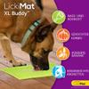 LickiMat X Large Breed Buddy Dog Lick Mat, Calming Slow Feeder and Anxiety Relief Alternative to Puzzle Toys, Orange view 4