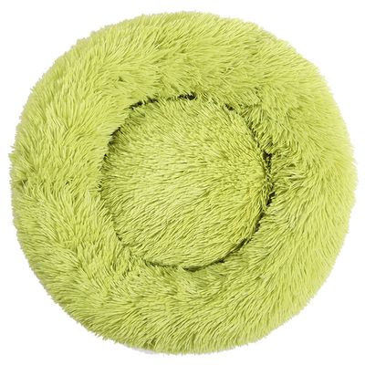 Chickw1 Round Dog Bed for Dogs and Cats, Warm Soft Donut Plush Bed