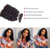 Water Wave Human Hair Extensions, 3–4 Brazilian Weave Bundles, Unprocessed Virgin Remy Hair, Natural Black view 3