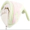 LSDRALOBBEB Bird Nest Cage, Winter-Warm Cotton Nest for Small Pets, Green view 1