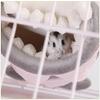 LSDRALOBBEB Bird Nest Cage, Winter-Warm Cotton Nest for Small Pets, Green view 3