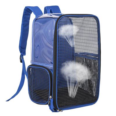 Foldable Breathable Pet Backpack for Small Dogs and Cats