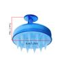 Scalp Massage Brush, Soft Silicone Shampoo Brush for Wet and Dry Hair, White view 2