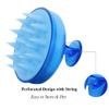 Scalp Massage Brush, Soft Silicone Shampoo Brush for Wet and Dry Hair, White view 4