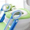 Foldable Kids Toilet Seat with Adjustable Step Stool view 3
