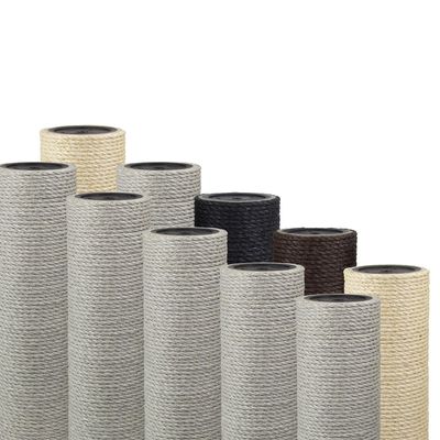 Kratzbaumland 11 cm Sisal Replacement Post, 82 cm, M10, Sand Gray
