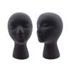 Foldable Female Mannequin Wig Display Head with EPS Flocking view 1